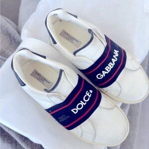 Dolce & Gabbana Kids White Sneakers